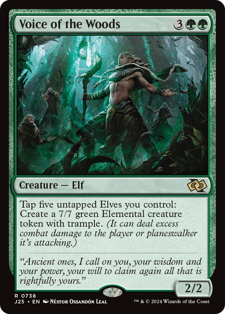 Voice of the Woods — Foundations Jumpstart — Magic: The Gathering