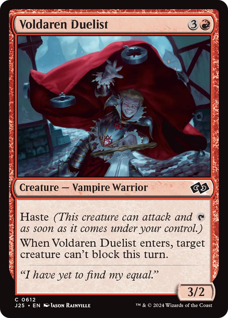 Duelliste Voldaren — Foundations Jumpstart — Magic: The Gathering