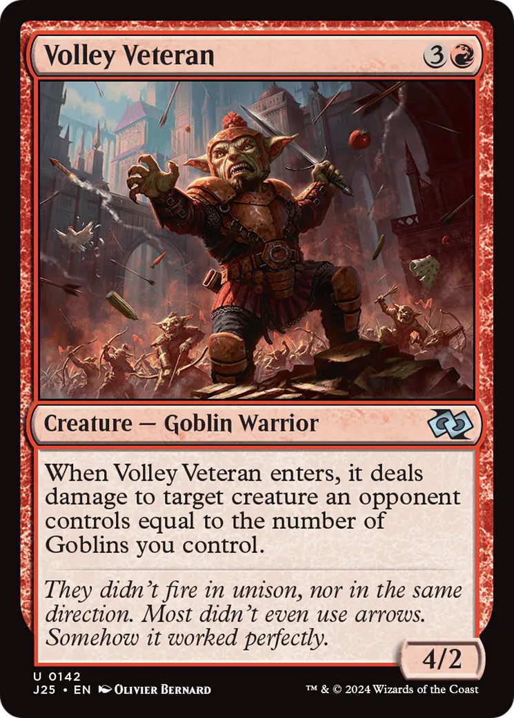 Vétéran de la volée — Foundations Jumpstart — Magic: The Gathering