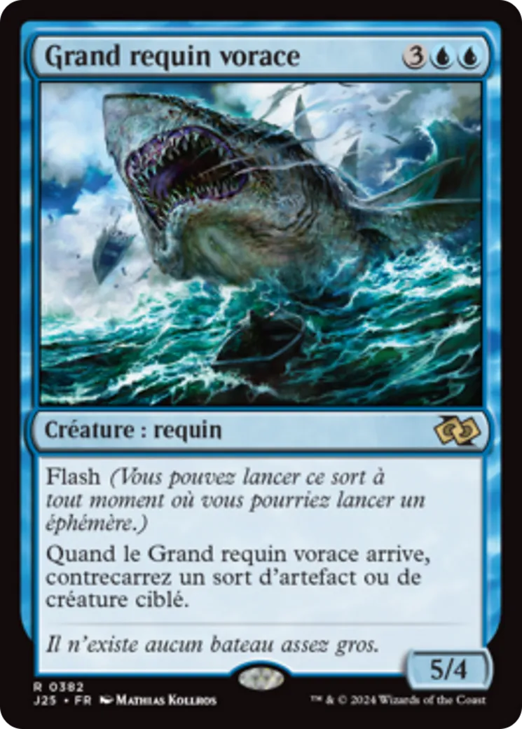 Grand requin vorace — Foundations Jumpstart — Magic: The Gathering
