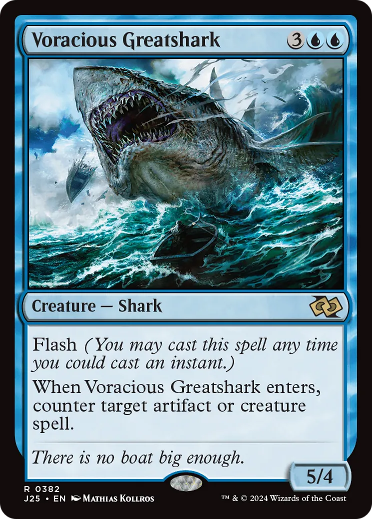 Voracious Greatshark — Foundations Jumpstart — Magic: The Gathering