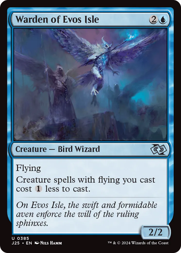 Warden of Evos Isle — Foundations Jumpstart — Magic: The Gathering