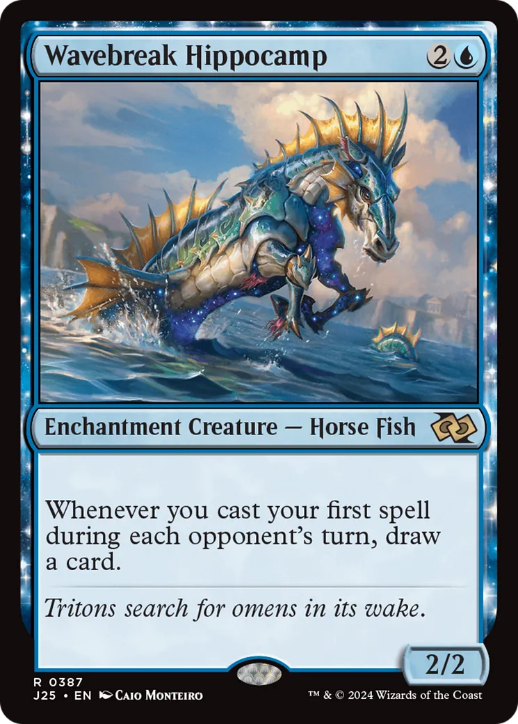 Hippocampe brise-flot — Foundations Jumpstart — Magic: The Gathering