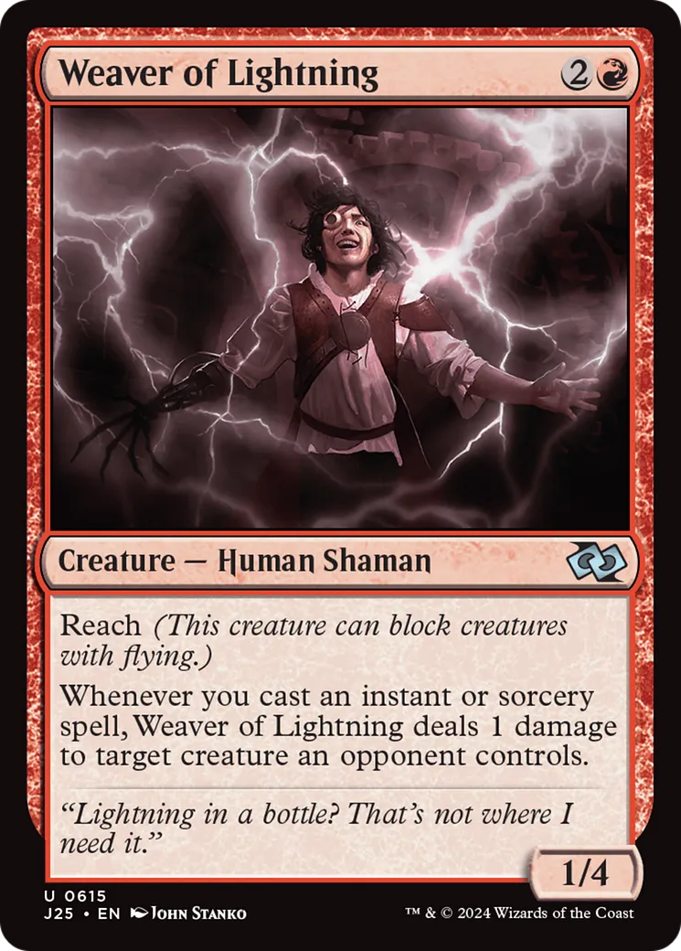 Weaver of Lightning — Foundations Jumpstart — Magic: The Gathering