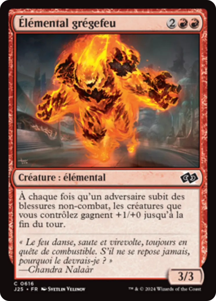 Élémental grégefeu — Foundations Jumpstart — Magic: The Gathering