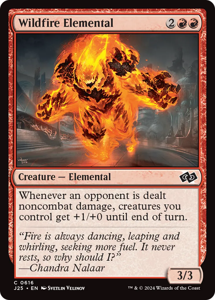 Wildfire Elemental — Foundations Jumpstart — Magic: The Gathering