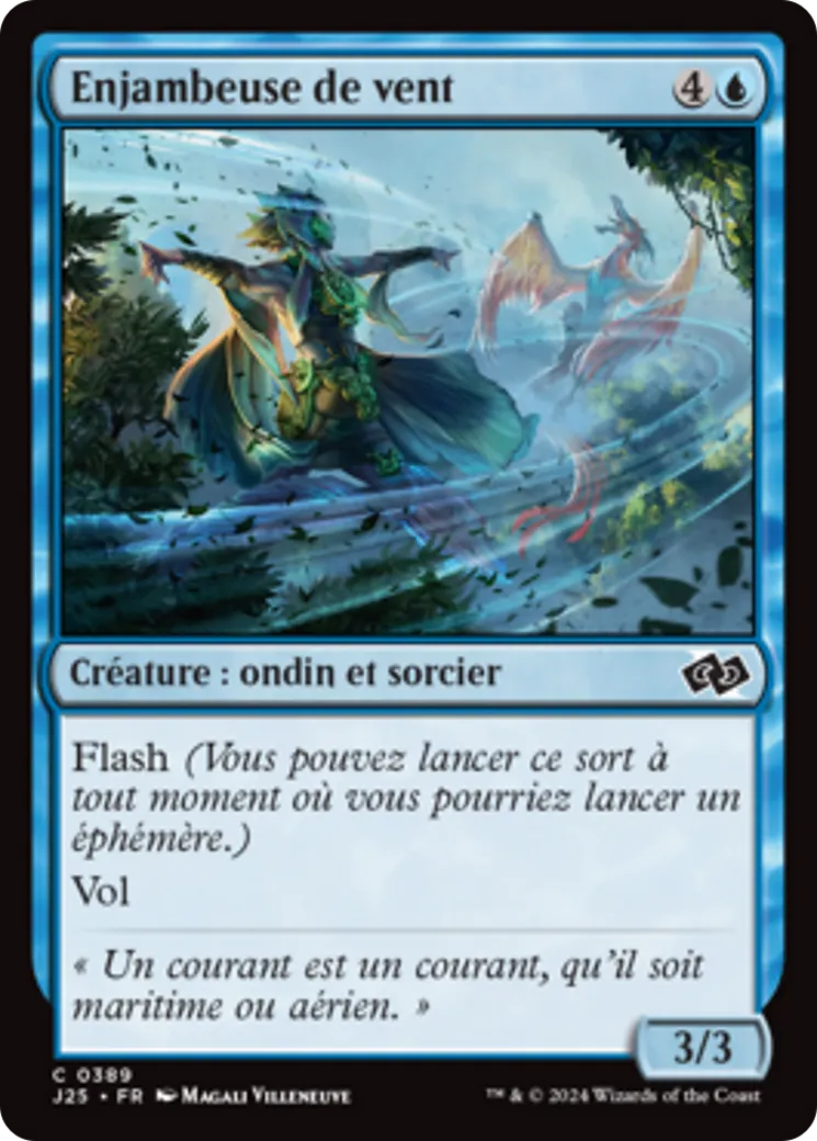 Enjambeuse de vent — Foundations Jumpstart — Magic: The Gathering