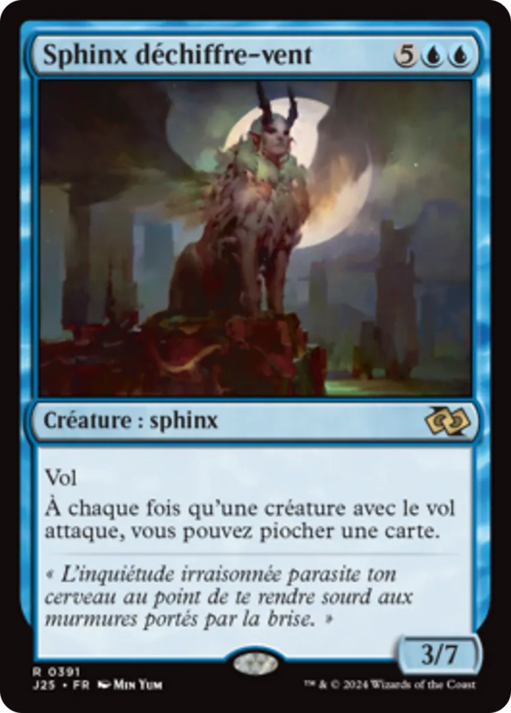 Sphinx déchiffre-vent — Foundations Jumpstart — Magic: The Gathering