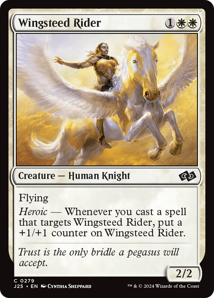 Wingsteed Rider — Foundations Jumpstart — Magic: The Gathering