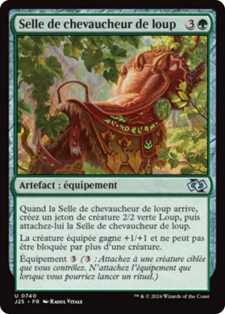 Selle de chevaucheur de loup — Foundations Jumpstart — Magic: The Gathering