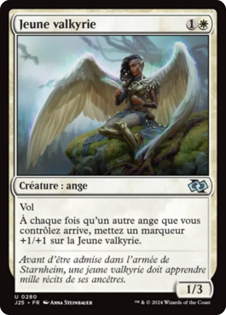 Jeune valkyrie — Foundations Jumpstart — Magic: The Gathering