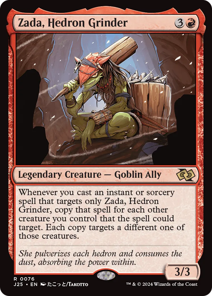 Zada, broyeuse d'hèdron — Foundations Jumpstart — Magic: The Gathering