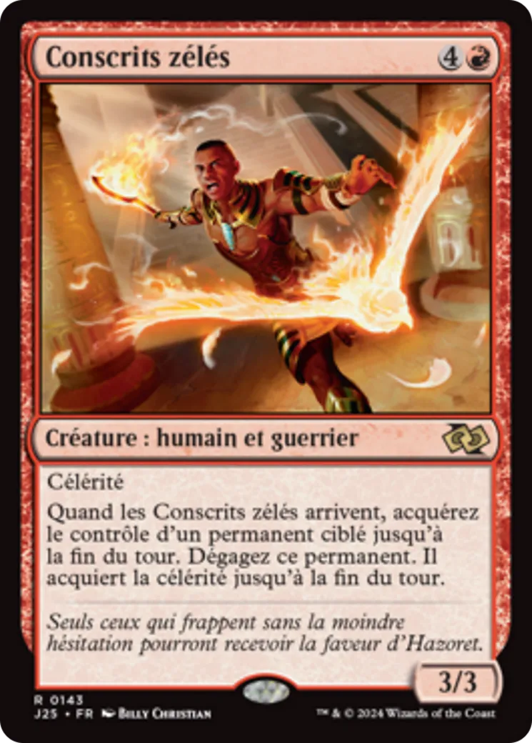 Conscrits zélés — Foundations Jumpstart — Magic: The Gathering