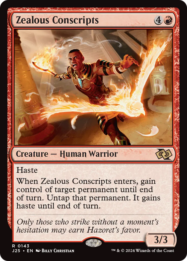 Zealous Conscripts — Foundations Jumpstart — Magic: The Gathering