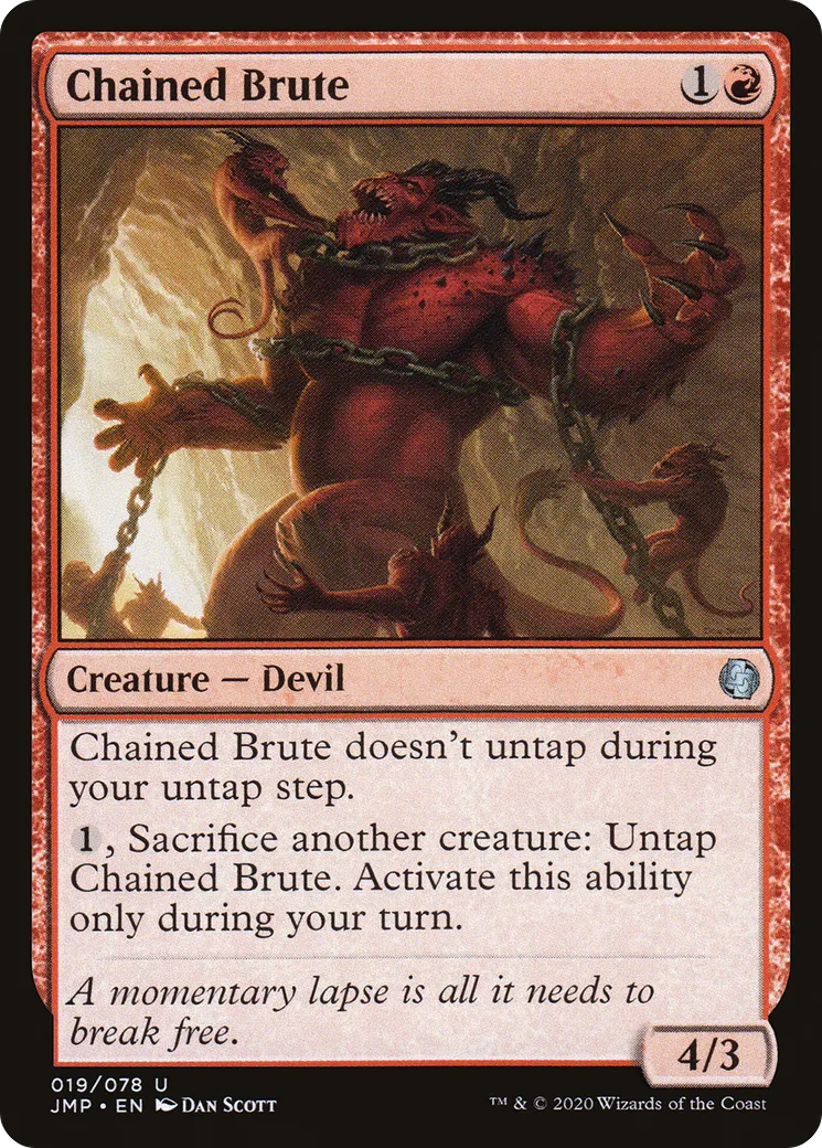 Chained Brute — Jumpstart — Magic: The Gathering