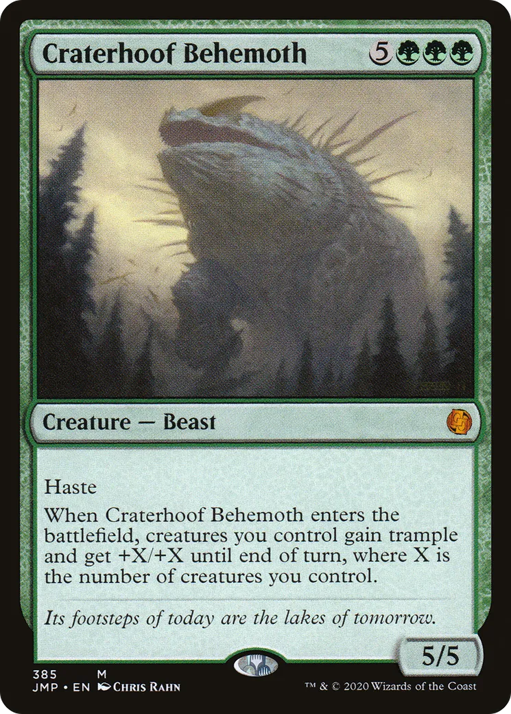 Béhémoth caveur de cratères — Jumpstart — Magic: The Gathering