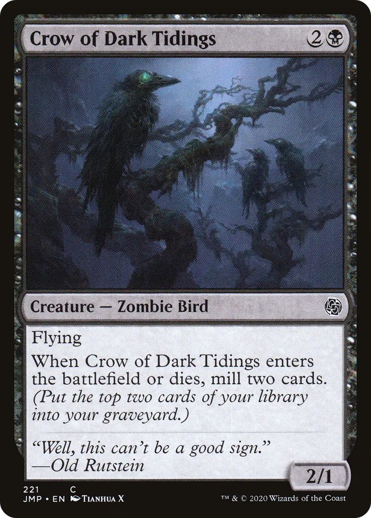 Corbeau de mauvais augure — Jumpstart — Magic: The Gathering