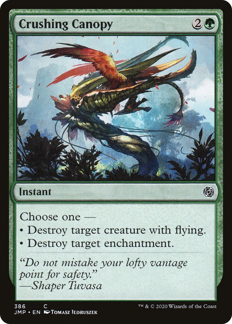 Canopée écrasante — Jumpstart — Magic: The Gathering