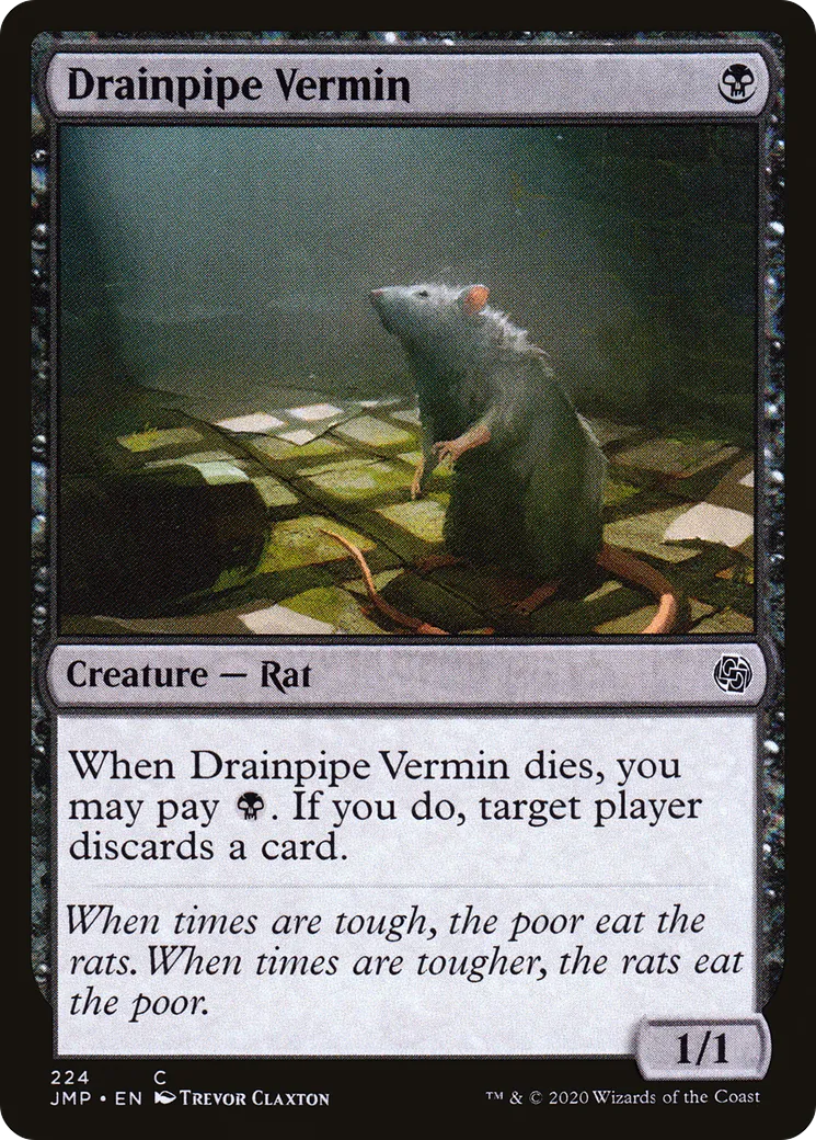 Vermine des évacuations — Jumpstart — Magic: The Gathering
