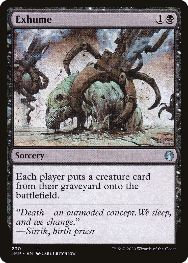 Déterrement — Jumpstart — Magic: The Gathering