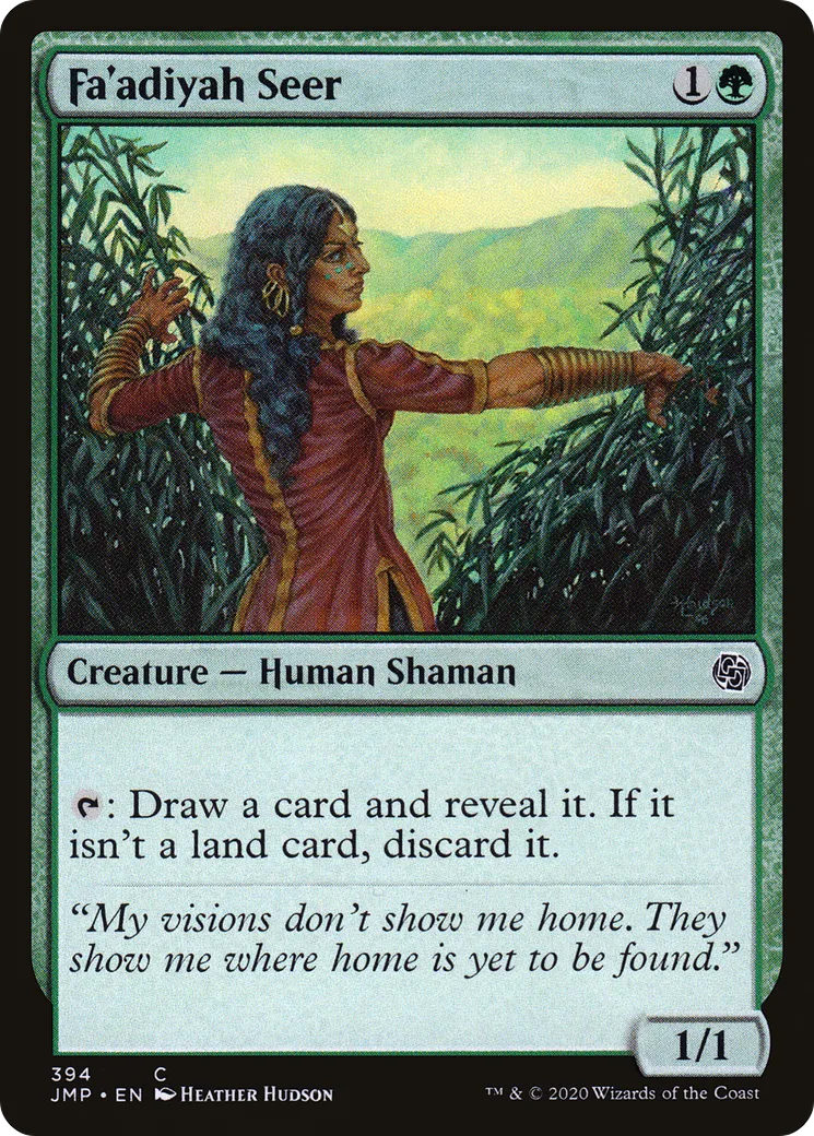 Voyante de Fa'adiyah — Jumpstart — Magic: The Gathering