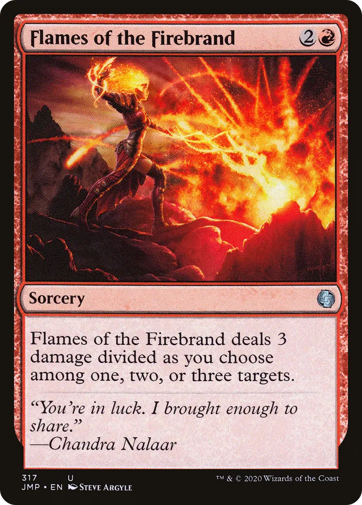 Flammes du brandon — Jumpstart — Magic: The Gathering