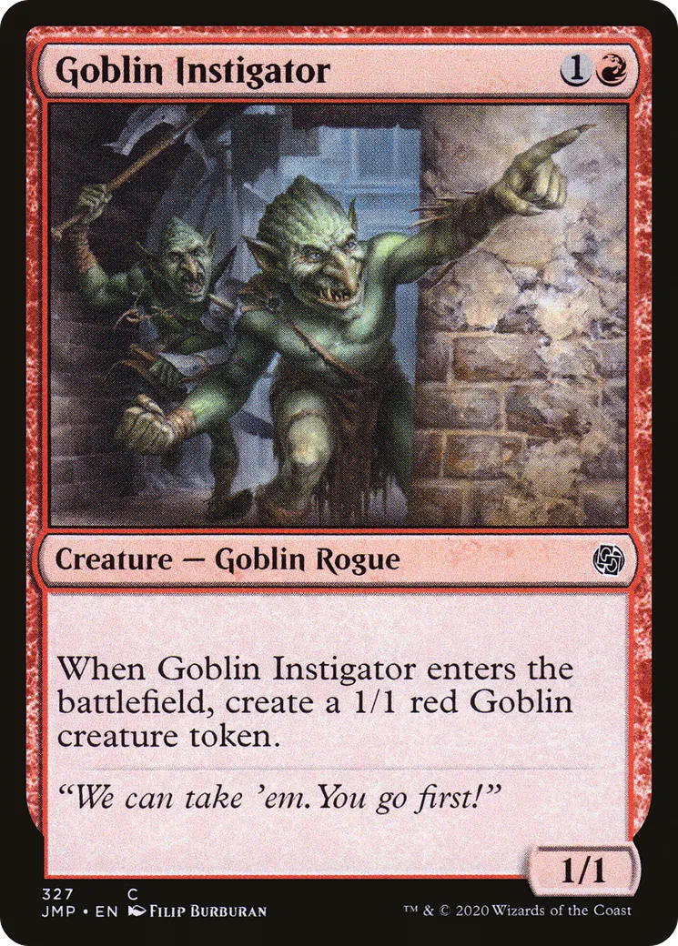 Goblin Instigator — Jumpstart — Magic: The Gathering