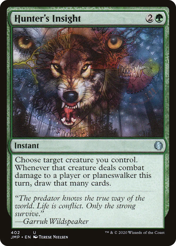 Perspicacité du chasseur — Jumpstart — Magic: The Gathering