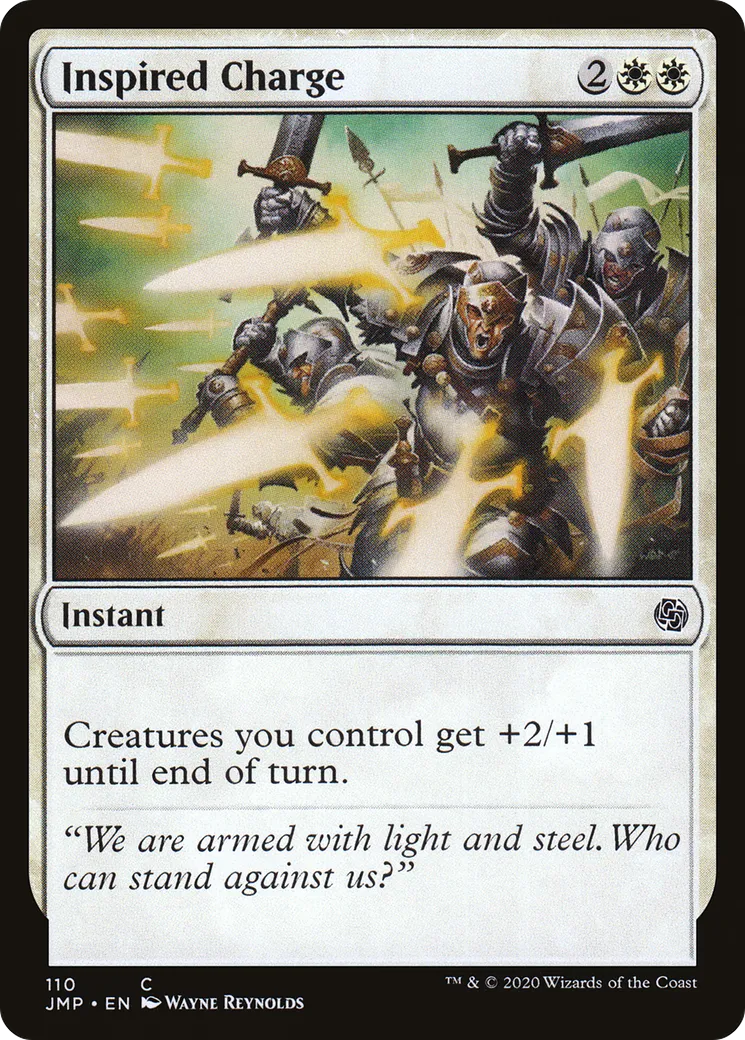 Charge inspirée — Jumpstart — Magic: The Gathering