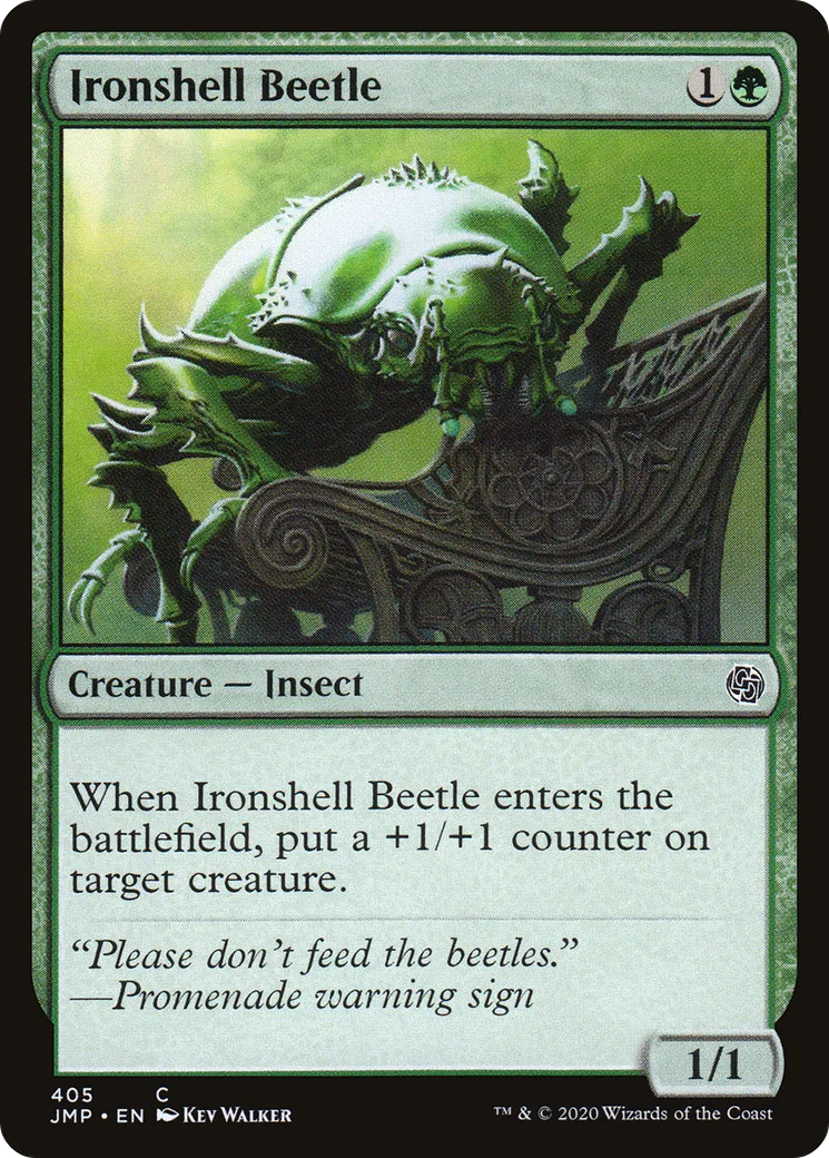 Scarabée à carapace de fer — Jumpstart — Magic: The Gathering