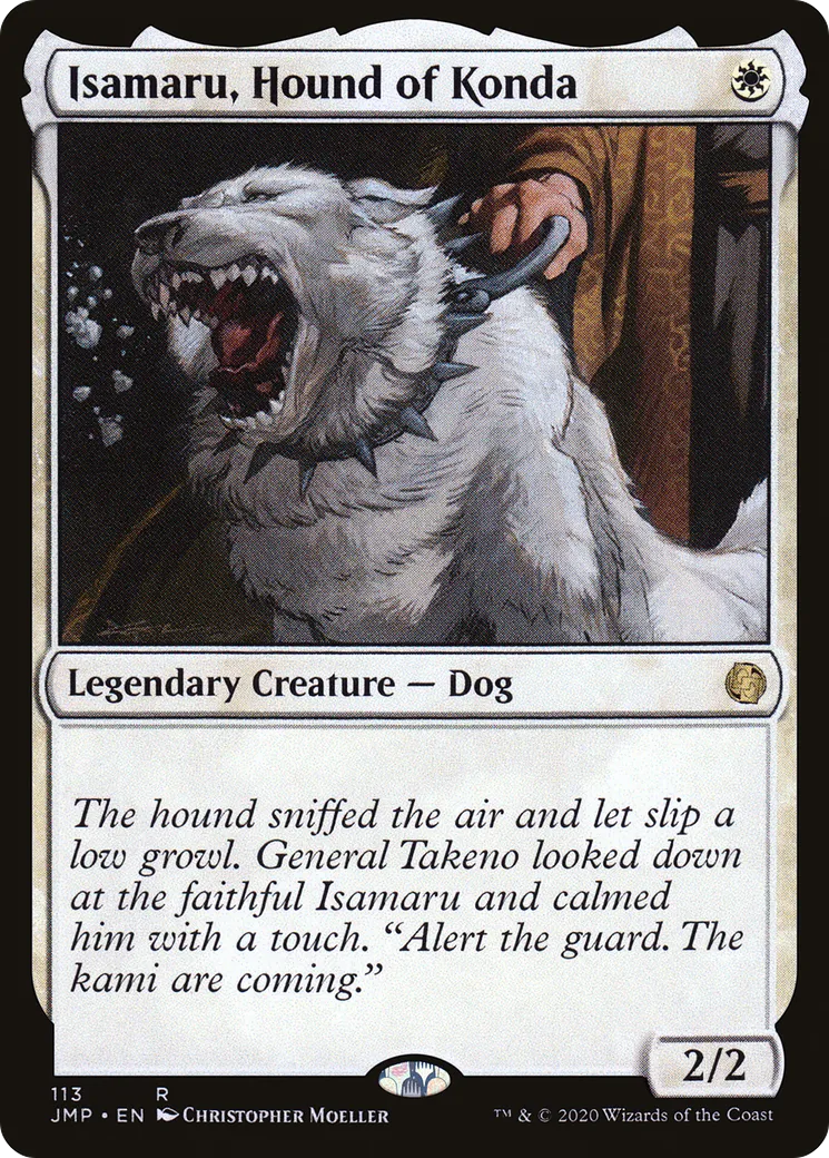 Isamaru, chien de Konda — Jumpstart — Magic: The Gathering