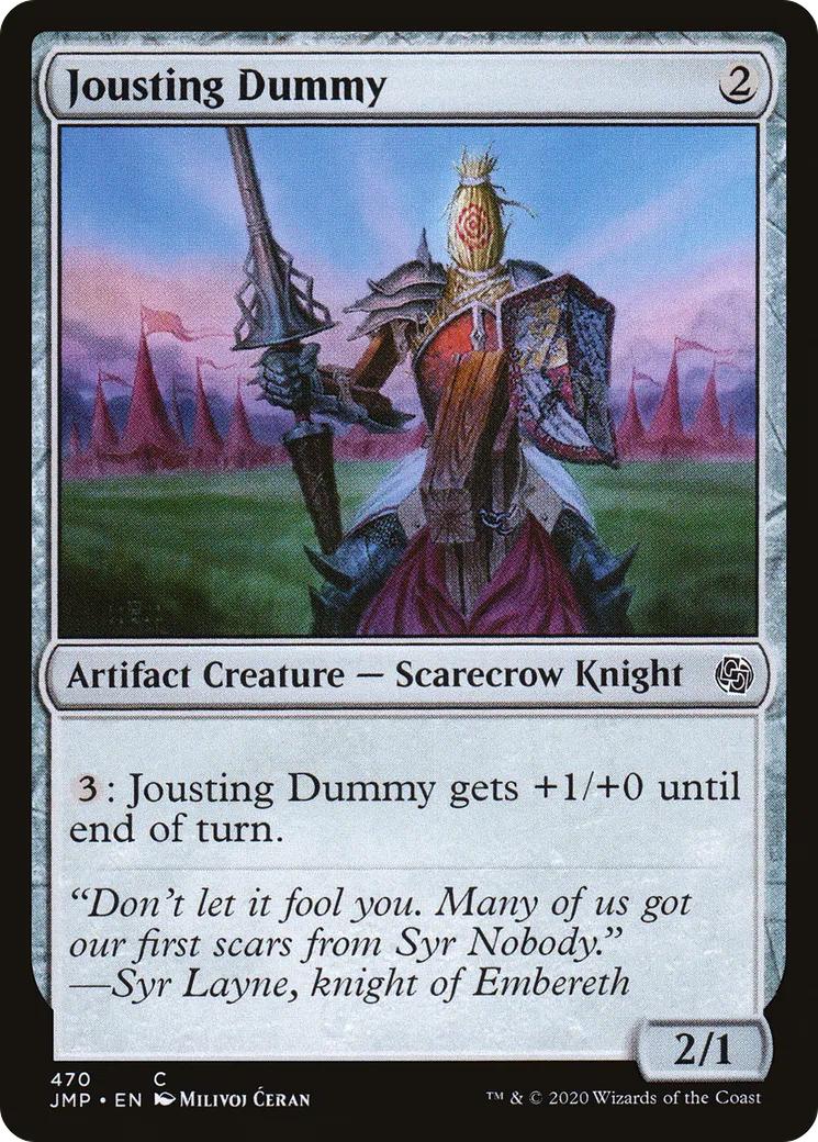 Mannequin de joute — Jumpstart — Magic: The Gathering