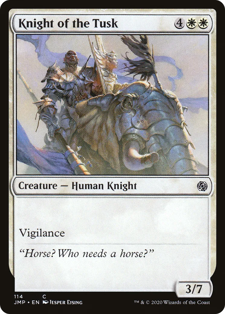Chevalier de l'ivoire — Jumpstart — Magic: The Gathering