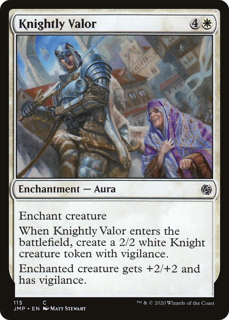Valeur chevaleresque — Jumpstart — Magic: The Gathering