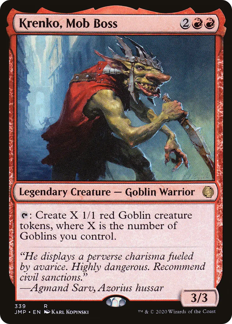 Krenko le caïd — Jumpstart — Magic: The Gathering