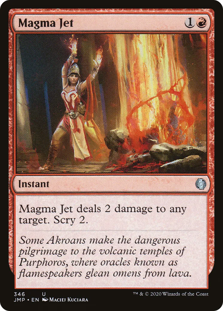 Jet de magma — Jumpstart — Magic: The Gathering