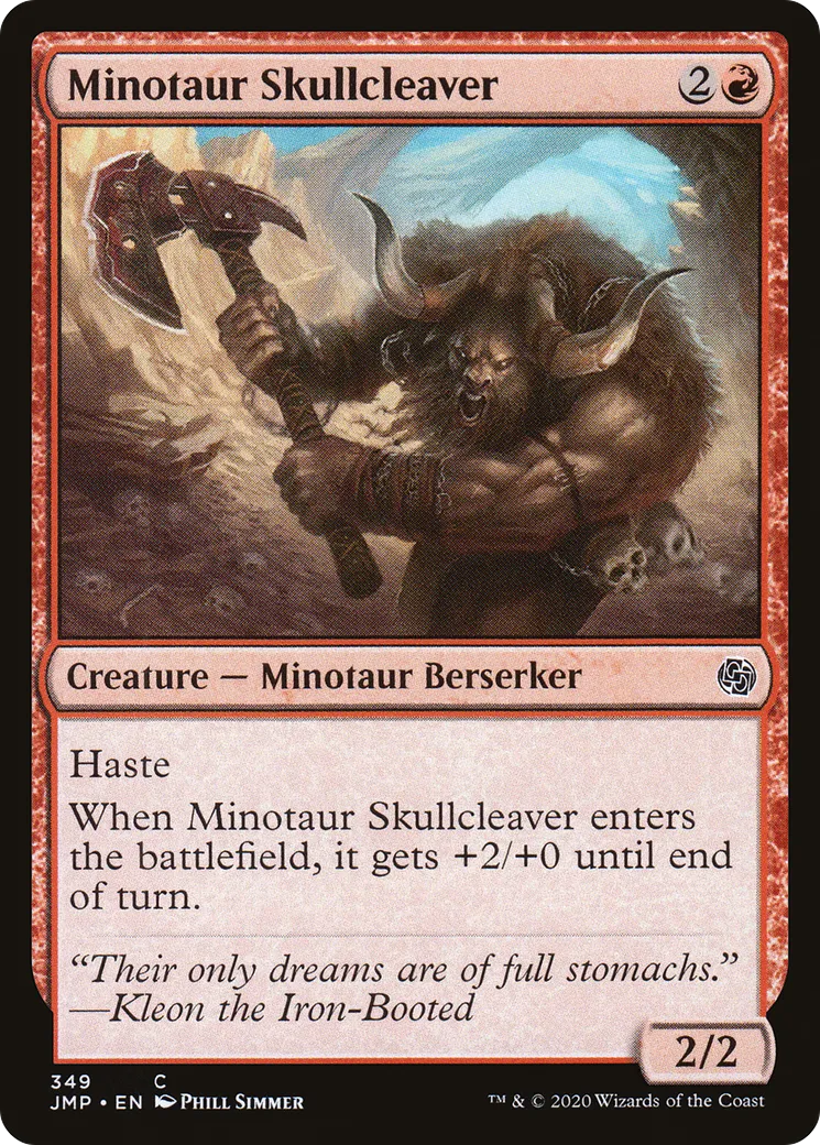 Minotaur Skullcleaver — Jumpstart — Magic: The Gathering