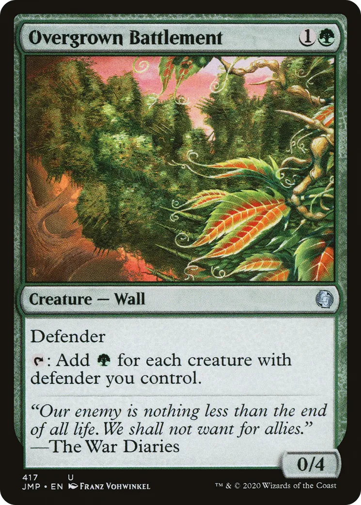Rempart luxuriant — Jumpstart — Magic: The Gathering