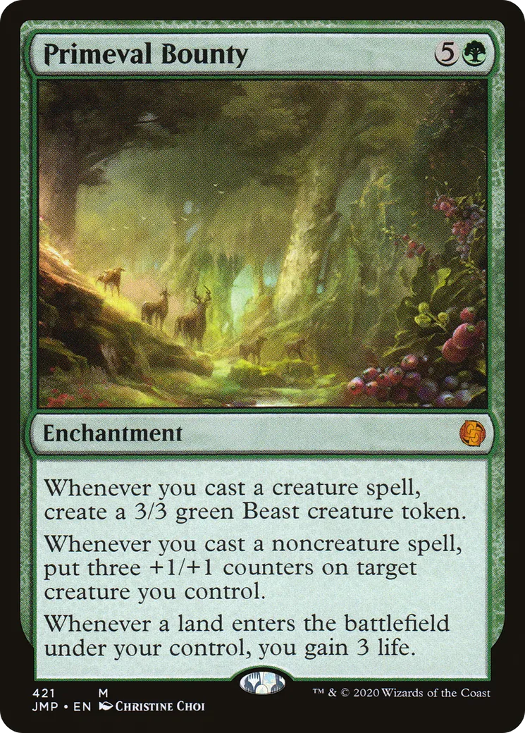 Primeval Bounty — Jumpstart — Magic: The Gathering