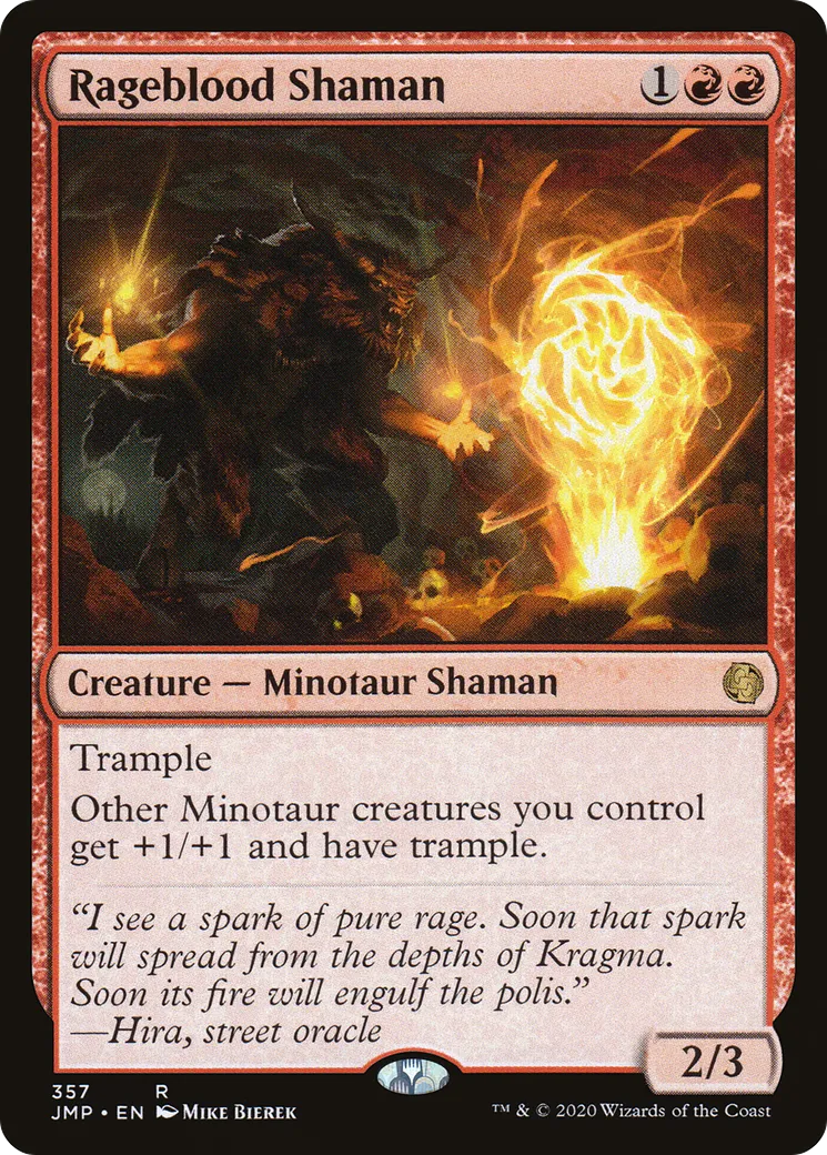 Shamane ragesang — Jumpstart — Magic: The Gathering