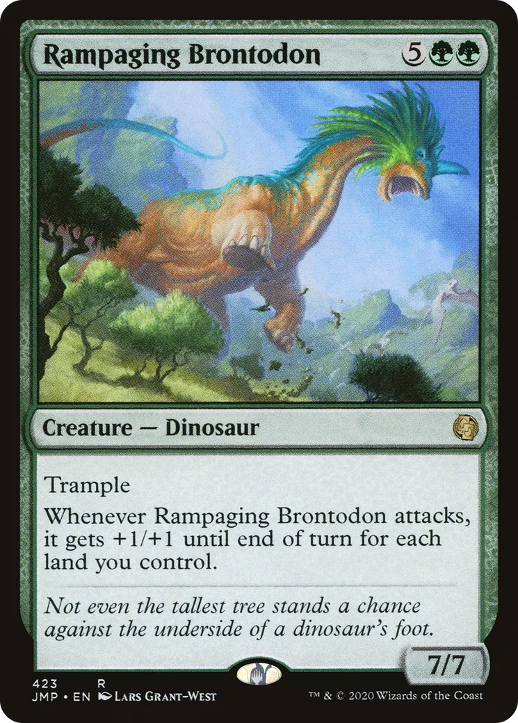 Brontodonte déchaîné — Jumpstart — Magic: The Gathering