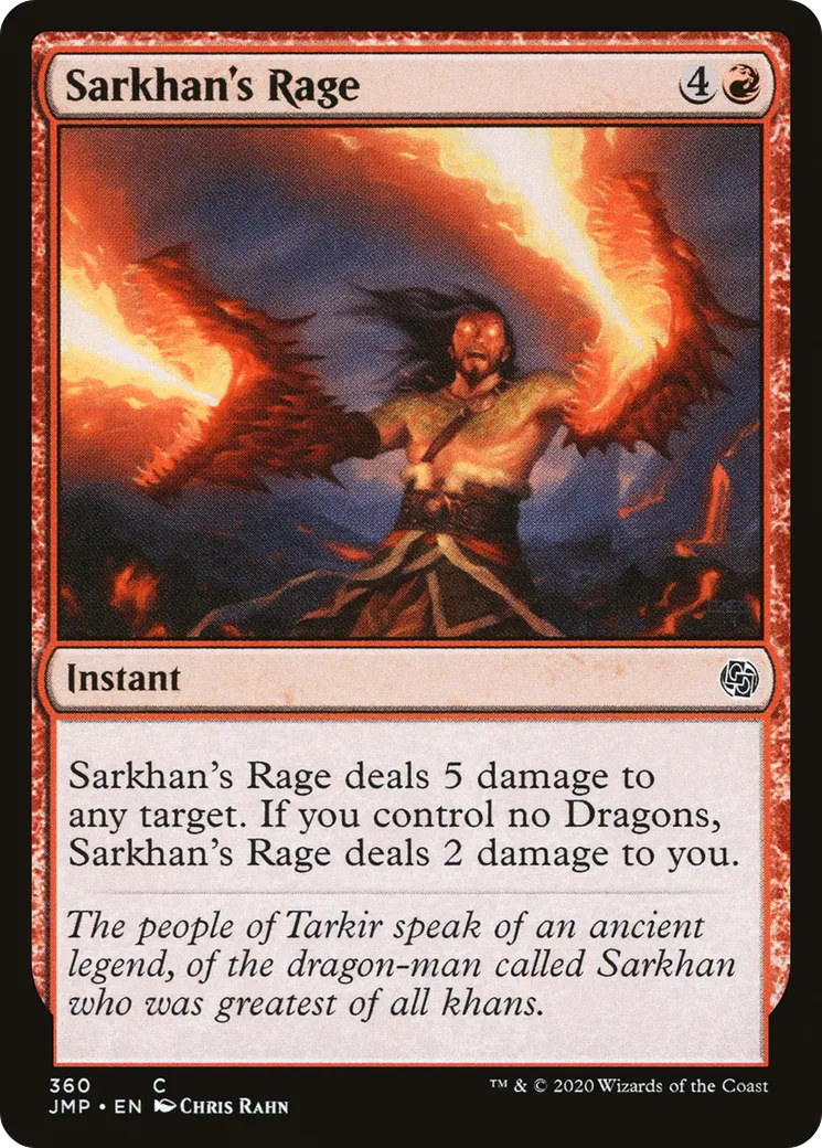 Rage de Sarkhan — Jumpstart — Magic: The Gathering