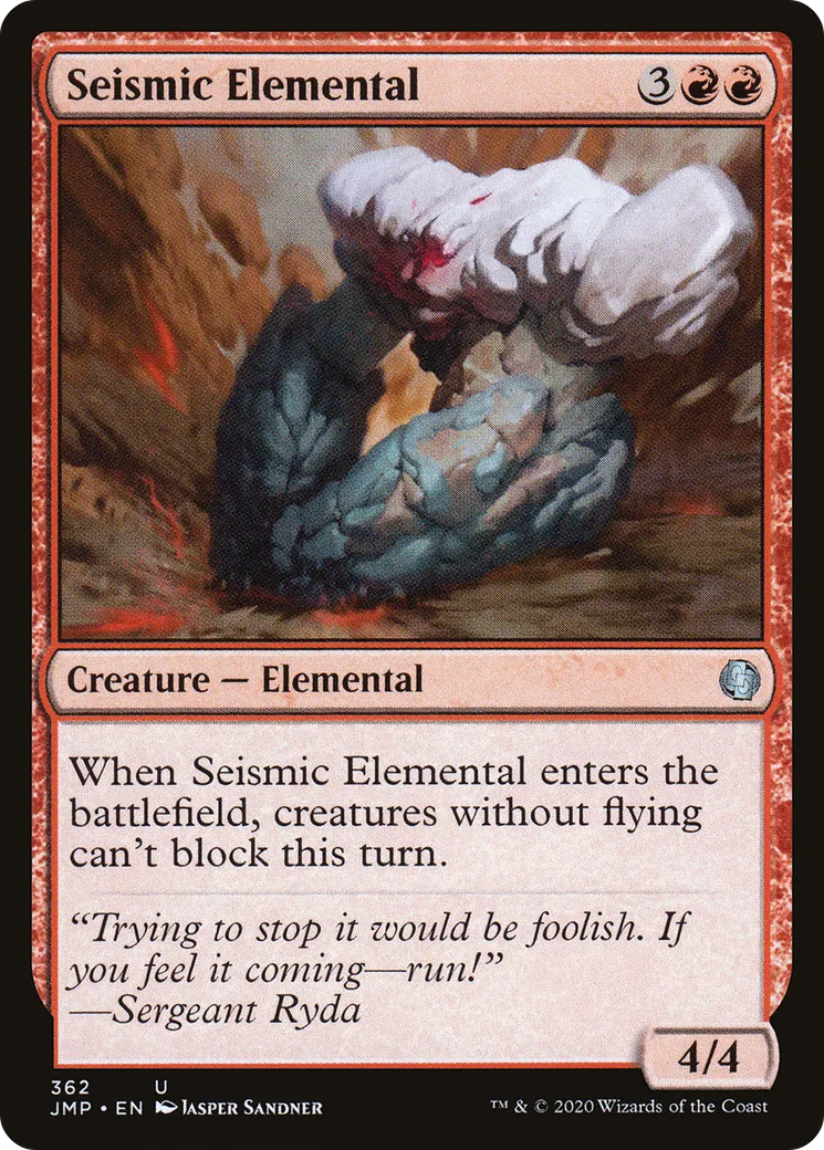 Élémental sismique — Jumpstart — Magic: The Gathering