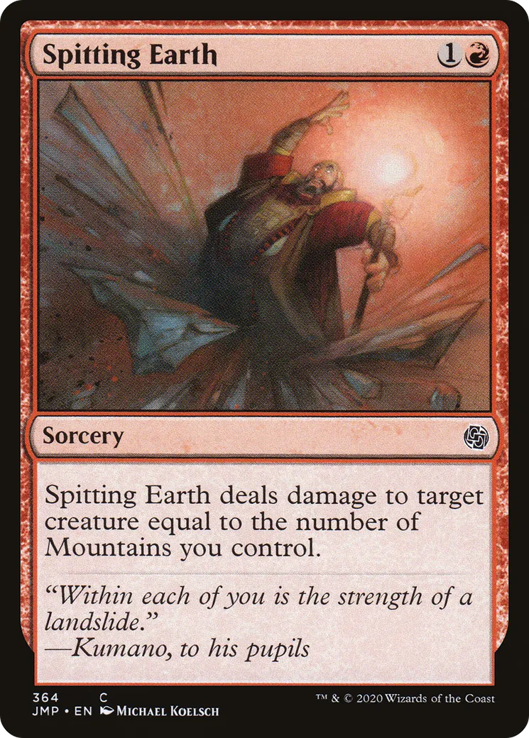 Expectoration tellurique — Jumpstart — Magic: The Gathering