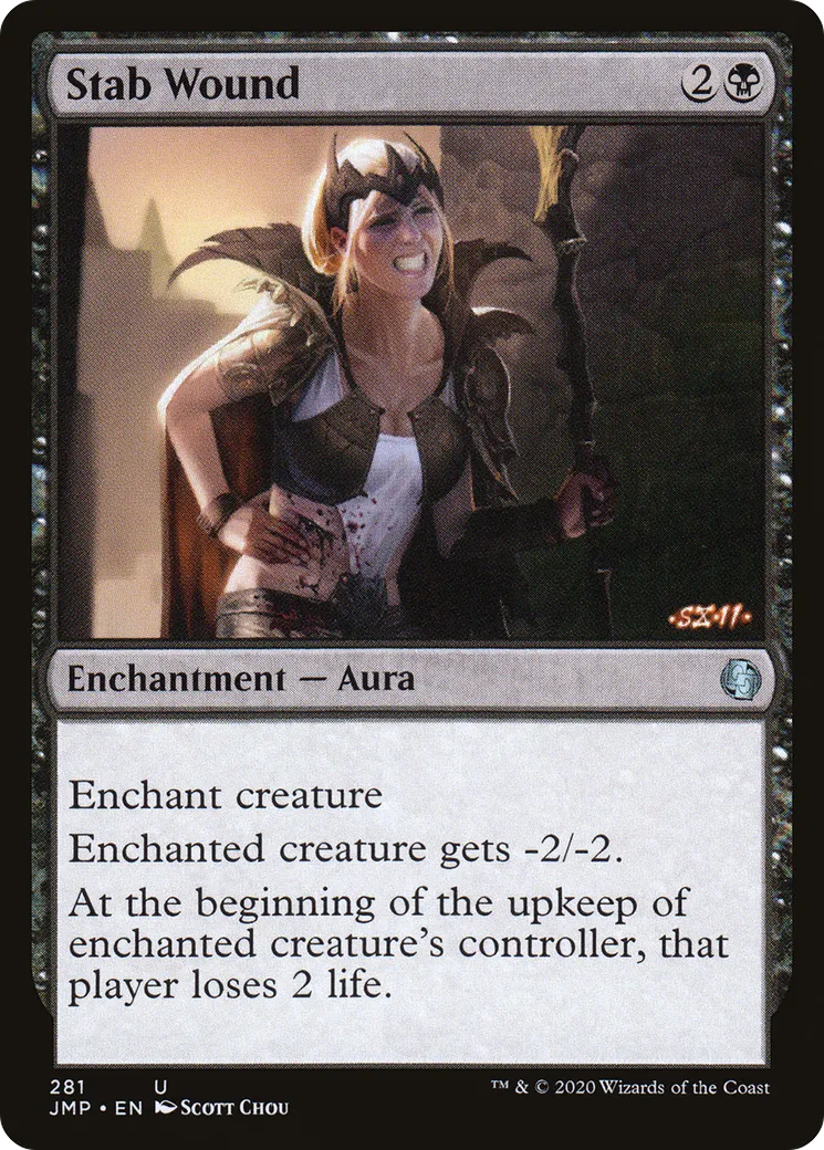 Blessure d'arme blanche — Jumpstart — Magic: The Gathering