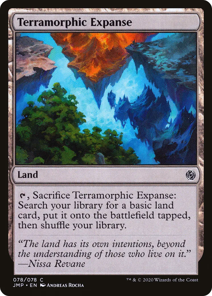 Immensité terramorphe — Jumpstart — Magic: The Gathering