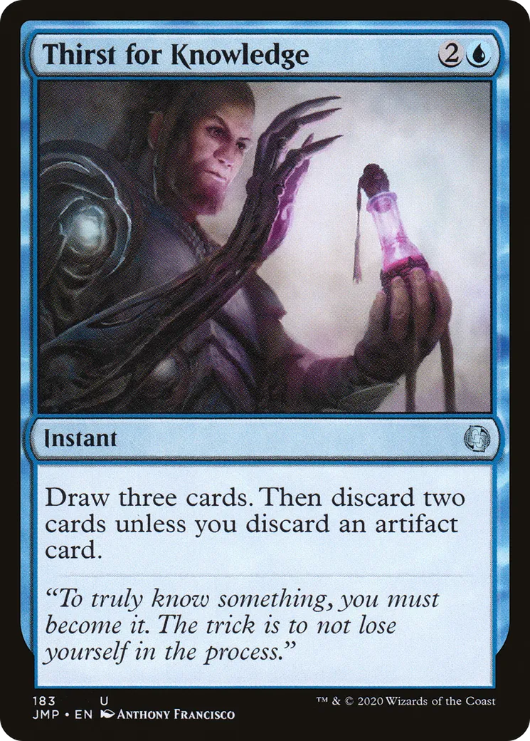 Soif de connaissance — Jumpstart — Magic: The Gathering