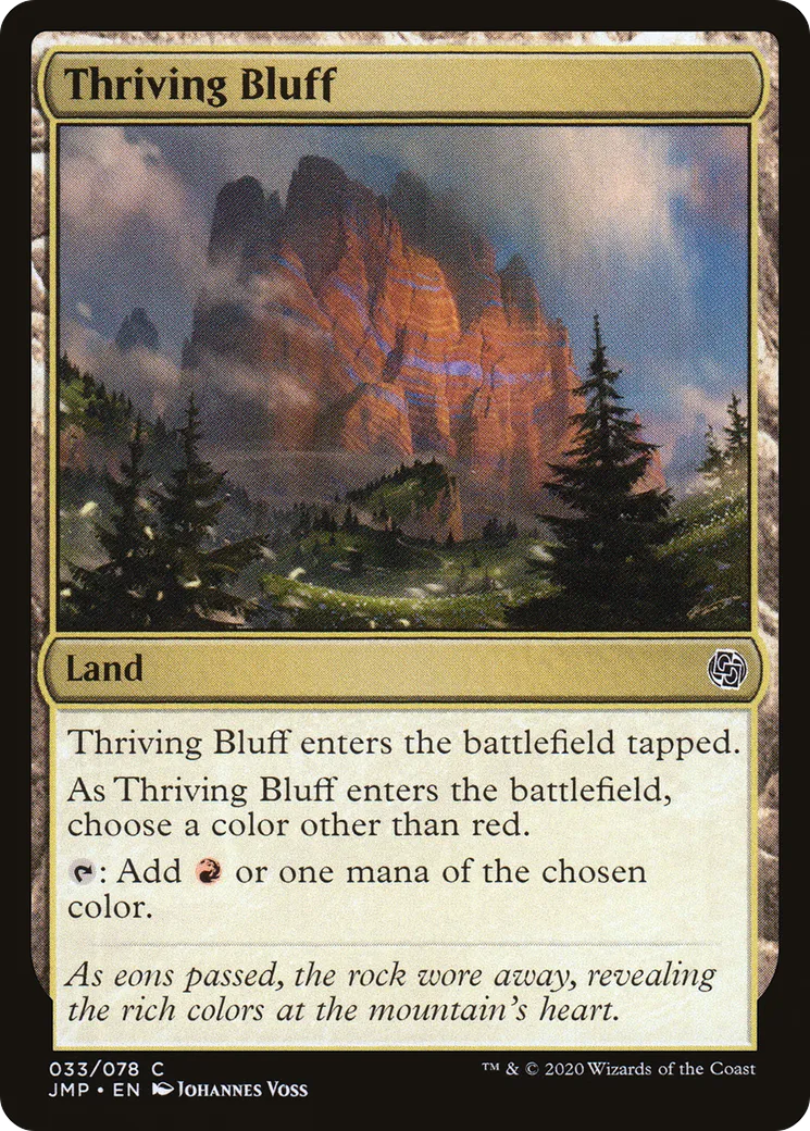 Thriving Bluff — Jumpstart — Magic: The Gathering