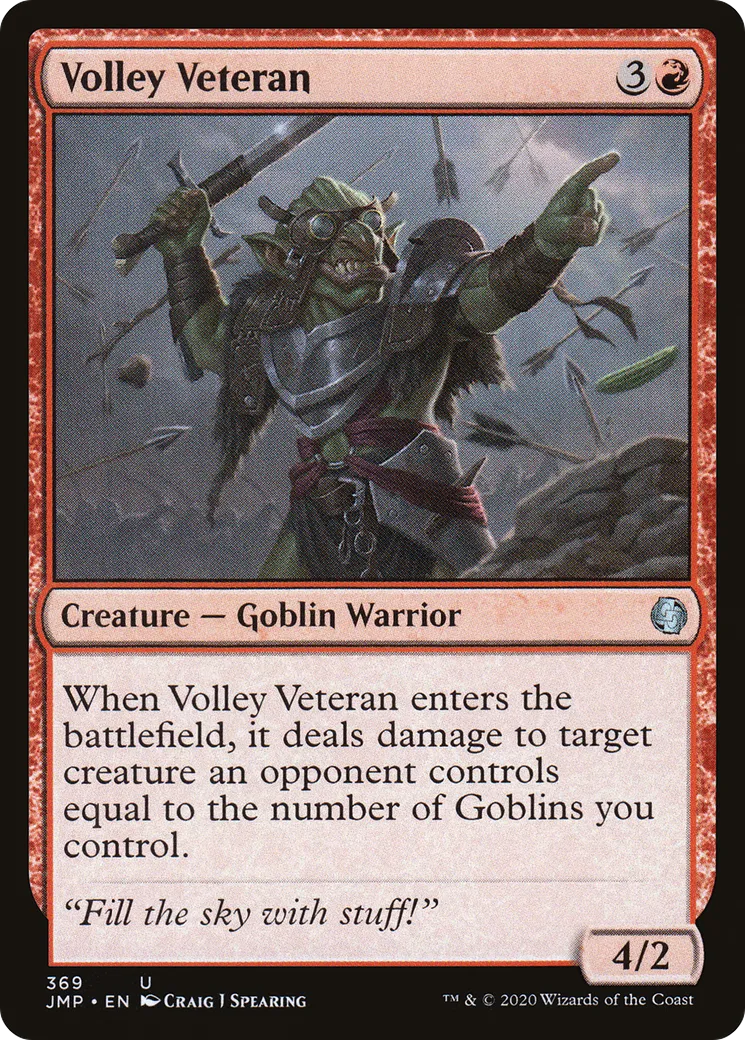 Vétéran de la volée — Jumpstart — Magic: The Gathering