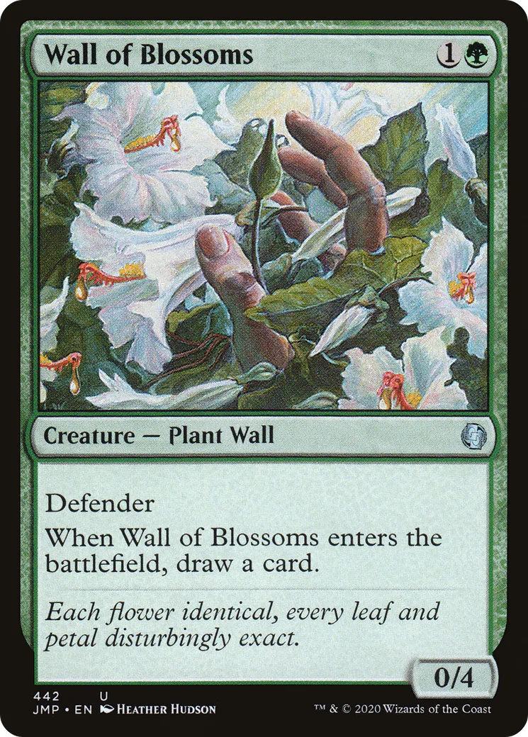 Mur de fleurs — Jumpstart — Magic: The Gathering